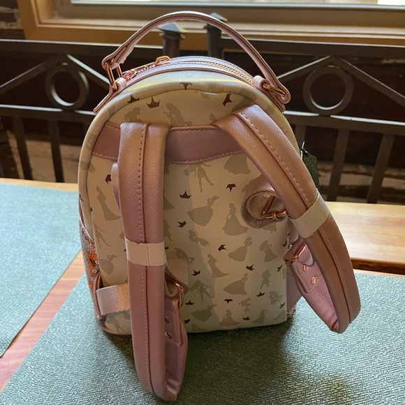 Loungefly Disney Ultimate princess aop sequin mini backpack - Picture 4 of 7